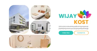 Wijaya Kos boarding house management website.